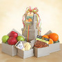 Organic Cheese & Fruit Goumet Gift Tower