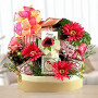 Happy Getaway Mother's Day Spa Gift Basket of Sweets