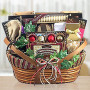 Godiva & Other Chocolate Italian Rustic Style Gift Basket