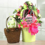 Spa & Sweet Indulgence Gift Basket for Mom