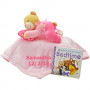 Time for Bed Pink Bear and Blanket Set 