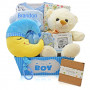 To the Moon and Back Personalized Baby Boy Gift Box