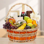 Fine Champagne & Fruit Gourmet Gift Basket