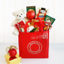 Christmas Greetings from a North Pole Bear Holiday Tote