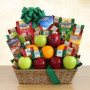 Premium Ghirardelli and Fruit Gift Basket