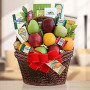 Fruit, Cookies & Gourmet Gift Basket