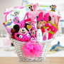 Minnie Mouse Baby Girl Basket