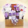 Ultimate Lavender Spa Gift Basket with Cookies & Tea for Her