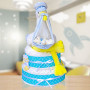 Right To Your Doorstep Delivery Two Tier Diaper Cake-Boy