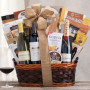 Delightful Wine Trio & Chocolate Gourmet Gift Basket