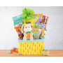 Easter Sweets Gift Basket with Bunny